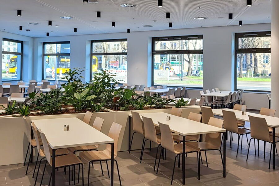 Blick ins Restaurant im Stadtforum