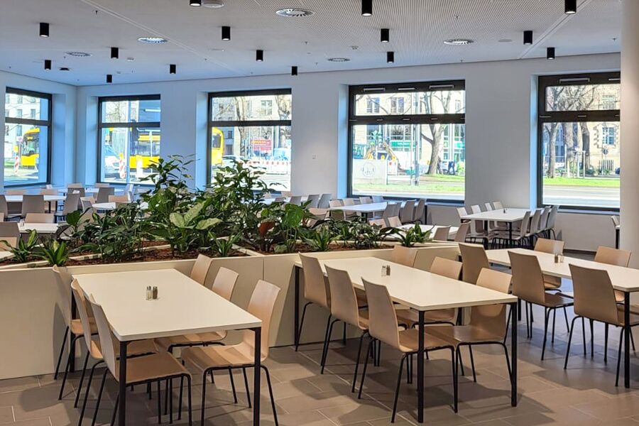 Blick ins Restaurant im Stadtforum